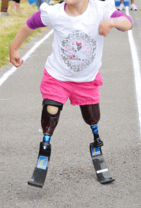 Prothèses pour course pour enfant